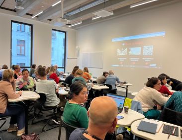 Asistentes a un curso de formación