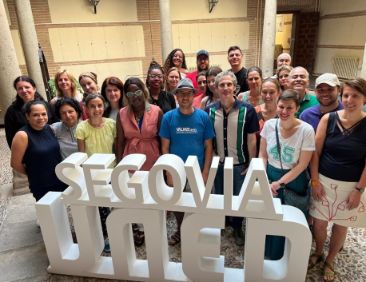 Grupo del curso de verano S1 en Segovia