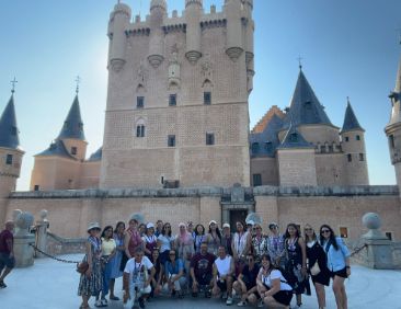 Grupo del curso de verano S2 en Segovia