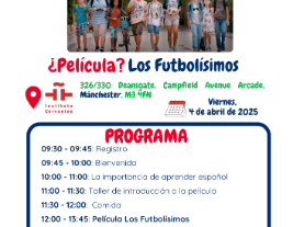 3.ª edición: Instituto Cervantes Mánchester – 4 de abril de 2025