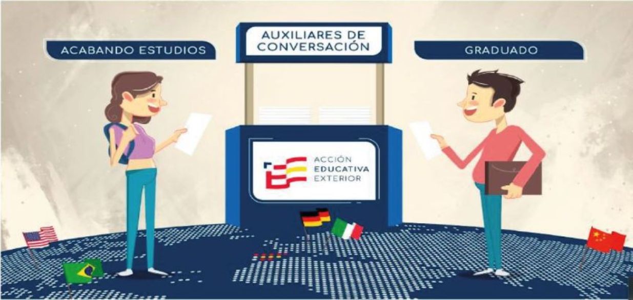 Auxiliares de conversación españoles