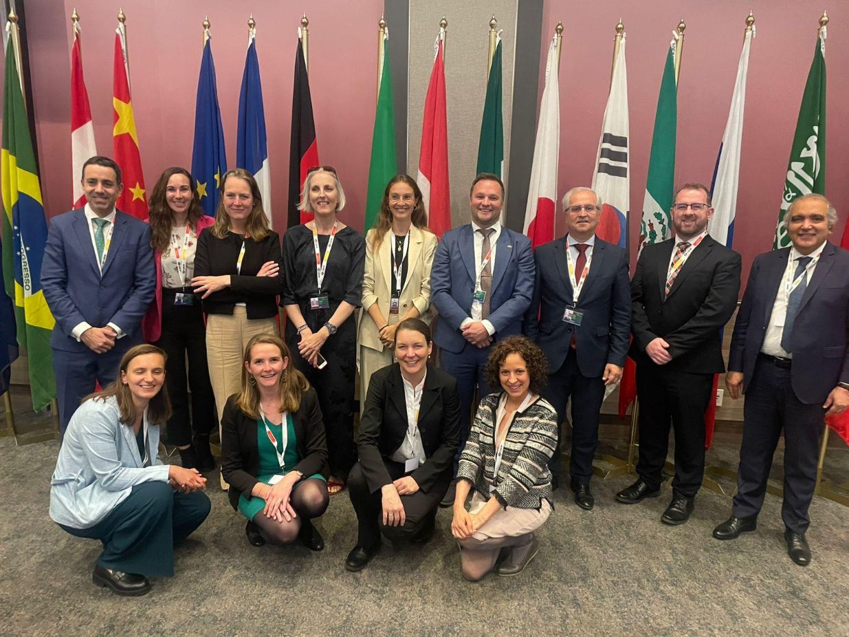 Delegaciones de países de la Unión Europea en el G20 EdWG