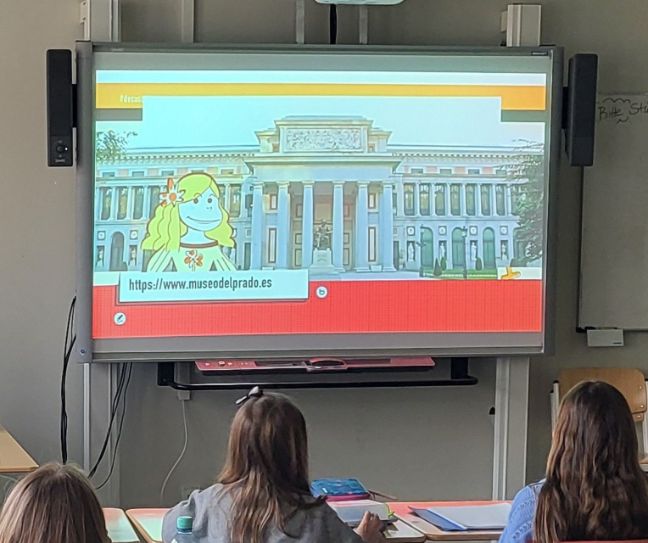 Actividad en el aula de Steglitz en Berlín