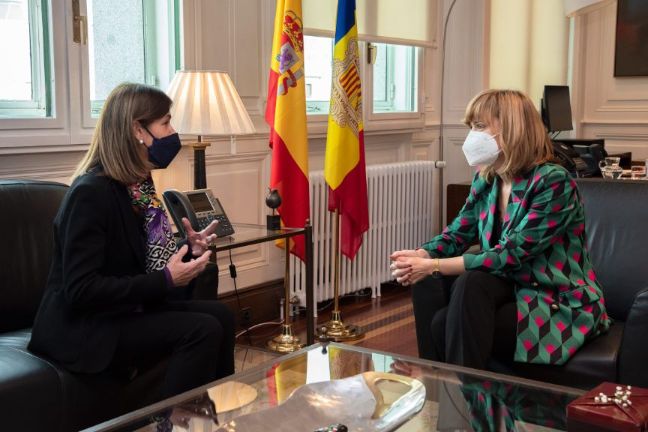 Reunión Ministra y consejera de Andorra