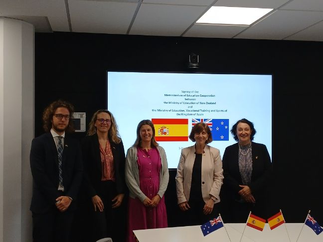 Firma de Memorando de Entendimiento entre Nueva Zelanda y España