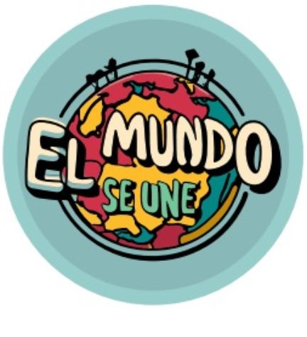 Logo ganador "El mundo se une"