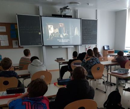 Sesión en la Gemeinschaftschule de Wenigenjena 