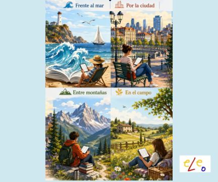 Este verano, elige tu destino de lectura en eLeo: mar, ciudad, montaña o campo