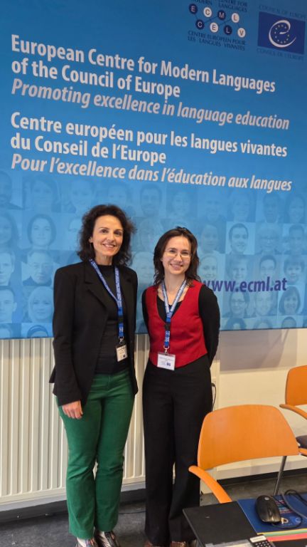 Estudiante española en prácticas en el Centro Europeo para las Lenguas Modernas