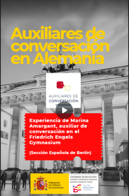 Vídeo de una auxiliar de conversación española en Berlín